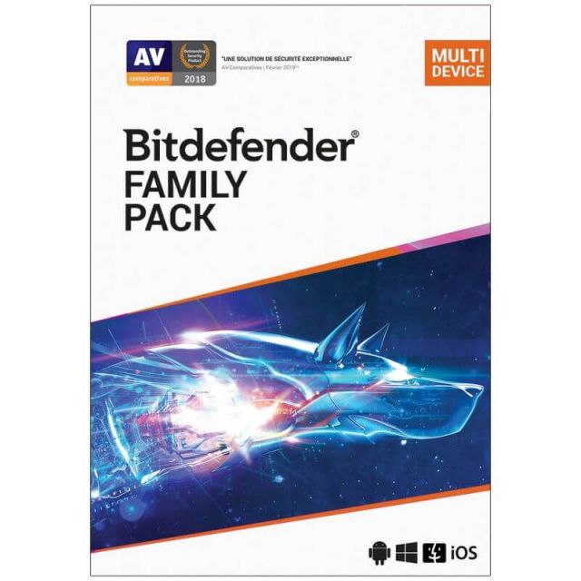 bon plan : Bitdefender family pack 15 appareils 1 an 34,95