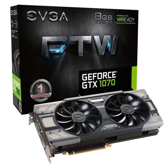 GeForce GTX 1070 FTW Gaming ACX 3.0 - 8 Go Pas d'image