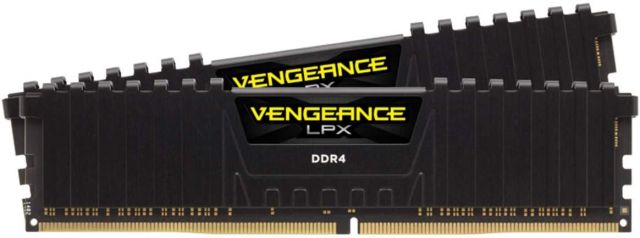 corsair Vengeance LPX Noir 2x8 Go DDR4 PC28800 (CMK16GX4M2D3600C18)