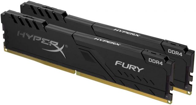 DDR4 Fury, Noir, 8 Go (2 x 4 Go), 2400 MHz, CAS 15 Pas d'image