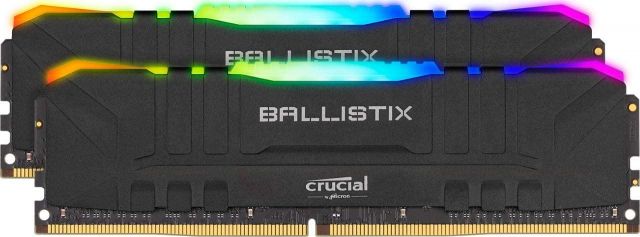 Ballistix RGB - 16 Go (2 x 8 Go) DDR4, 3200 MHz, CL16 (BL2K8G32C16U4B)