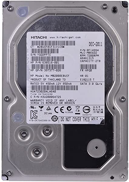 Hitachi Deskstar 7K3000 - 2To SATA III 64Mo (HUA723020ALA640) Pas d'image