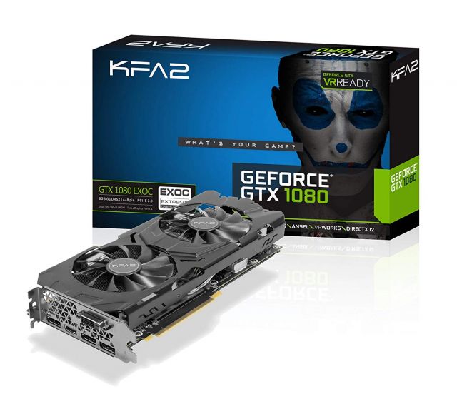 KFA2 GeForce GTX 1080 EXOC SNIPER - 8Go (GTX-1080-EXOC-SNPR)