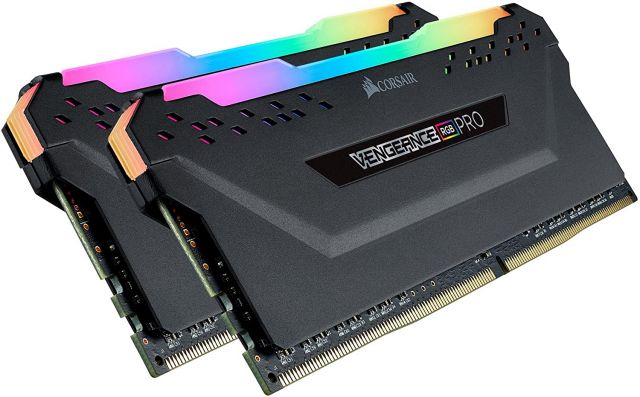 DDR4 dram Vengeance RGB Pro 32Go (2x16Go) 3600 MHz C18 noir - CMW32GX4M2Z3600C18