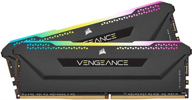 VENGEANCE RGB PRO SL 32 GO (2 x 16 GO) DDR4 DRAM 3 600 MHz C18 – Noir