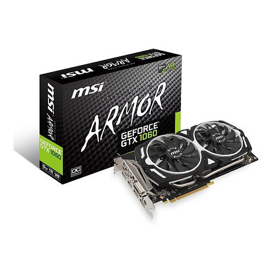 GeForce GTX 1060 ARMOR OC - 6Go (GeForce-GTX-1060-ARMOR-6G-OC)