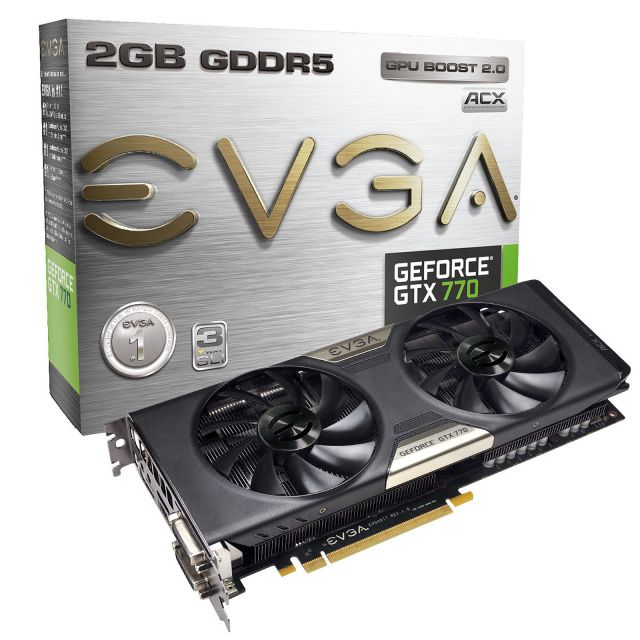 EVGA GeForce GTX 770 Superclocked ACX Cooler - 2 Go