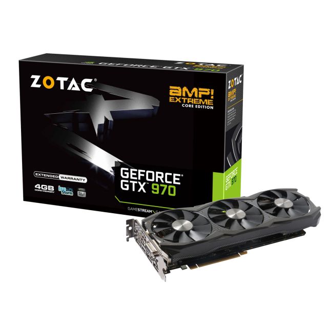 Zotac GeForce GTX 970 4Go AMP! Extreme Core Edition (ZT-90107-10P)