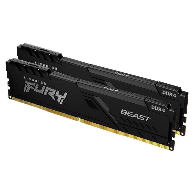 FURY Beast 32 Go (2 x 16 Go) DDR4 3200 MHz CL16 (KF432C16BB1K2/32)