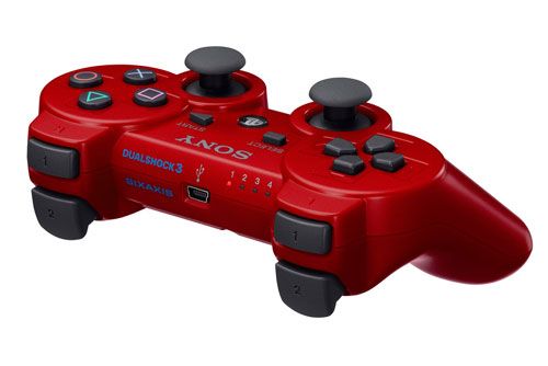 Manette DualShock 3 PS3 - Rouge