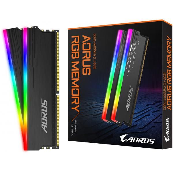 Aorus RGB DDR4-4400 CL19 16 Go Dual-Kit, Noir
