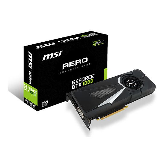 GeForce GTX 1080 Aero OC - 8 Go (V336-015R)