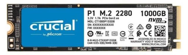P1 1 To M.2 NVMe PCIe NAND 3D