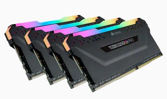 VENGEANCE RGB PRO 32 GO (4 x 8 GO) DDR4 DRAM 3 600 MHz C18 — noir