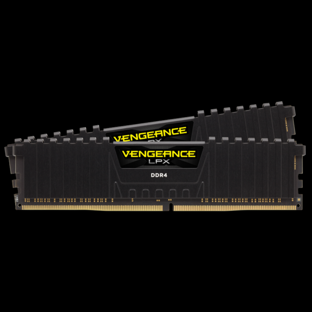 Kits de mémoire VENGEANCE LPX 32 Go (2 x 16 Go) DDR4 DRAM 3200MHz C16 – Noir