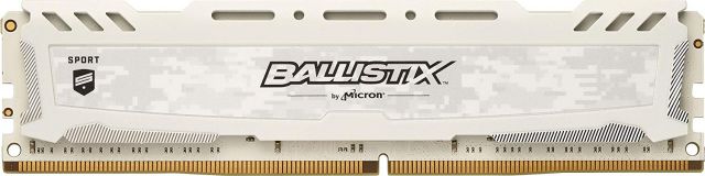 Ballistix Sport LT 2400MHz DDR4 4Go CL16 Blanc