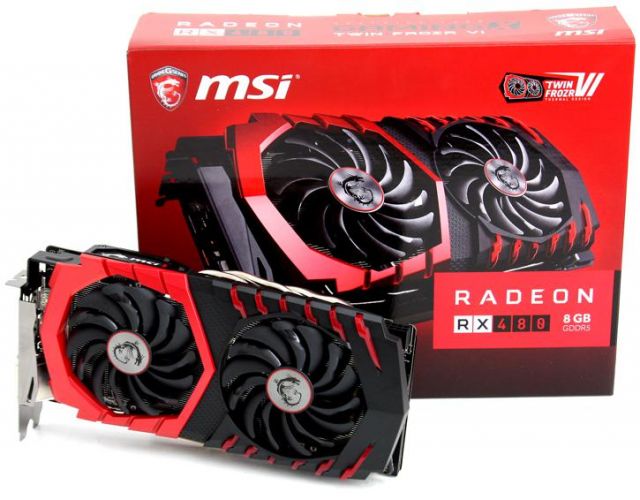 MSI RX 480 gaming X 8 Go