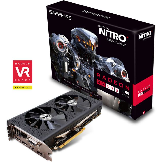 Radeon RX 470 Nitro+ OC - 8 Go (11256-02-20G)