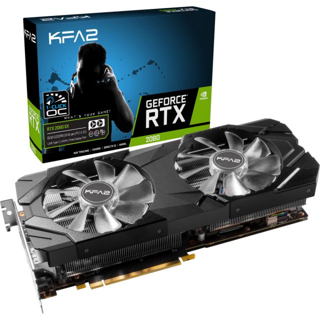 kfa GeForce RTX 2080 EX (1-Click OC)