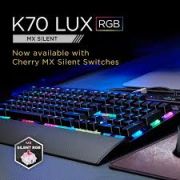 K70 Lux RGB - Cherry MX Silent