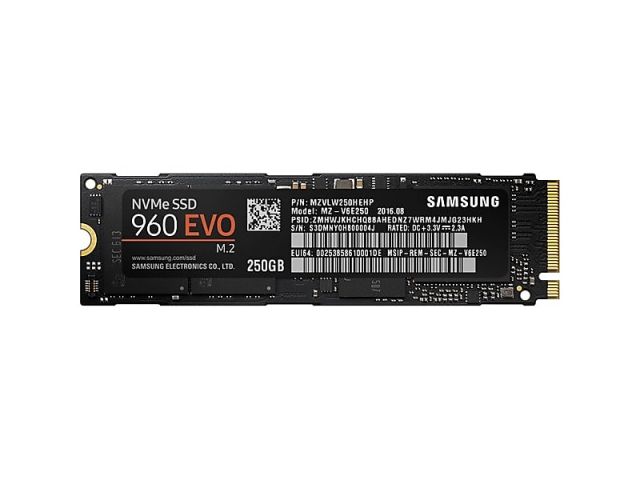 SSD 960 EVO NVMe M.2 250 Go