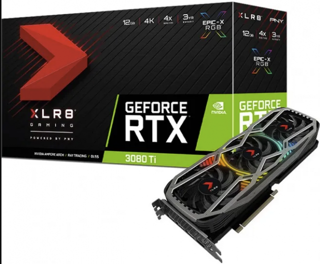 GeForce RTX 3080 Ti 12GB XLR8 Gaming REVEL EPIC-X RGB™ Triple Fan