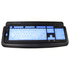 Un clavier en bleu