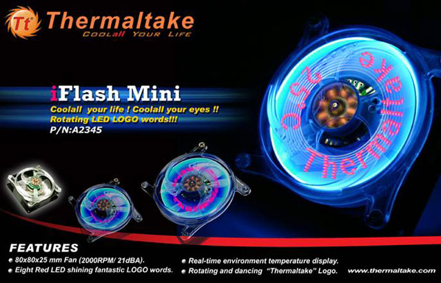 Thermaltake innove avec un ventilateur int�ressant