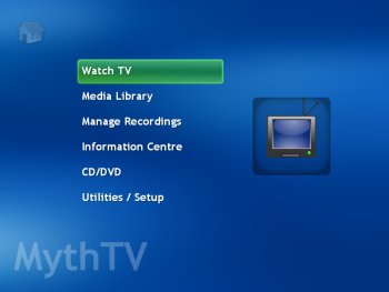 Une alternative au Media Center : Myth TV
