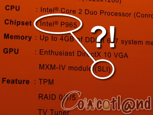 [CeBIT 2007] Du SLI chez Intel