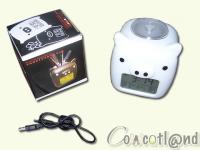 Test du réveil cochon USB Test du réveil cochon USB