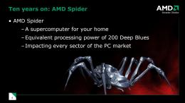 Test plateforme AMD Spider