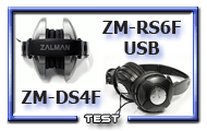 Test casques Zalman ZM-RS6F USB et ZM-DS4F