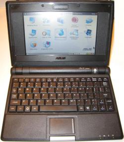 Test ordinateur portable Asus EeePC 2G