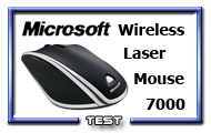 Test de la souris Microsoft Laser Mouse 7000