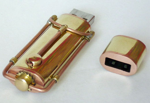 Clé USB retro sci-fi
