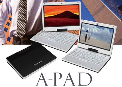 Aware A-PAD netbook tablet PC 300 dollars