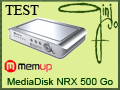 test disque dur externe multimdia Memup MediaDisk NRX 500 Go