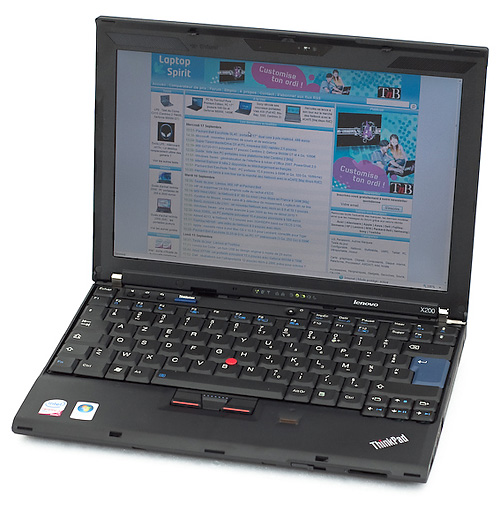 test ultraportable Lenovo ThinkPad X200