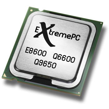 comparatif processeur Intel E8600 Q6600 Q9650