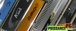 comparatif Kits DDR3 PC3-12800
