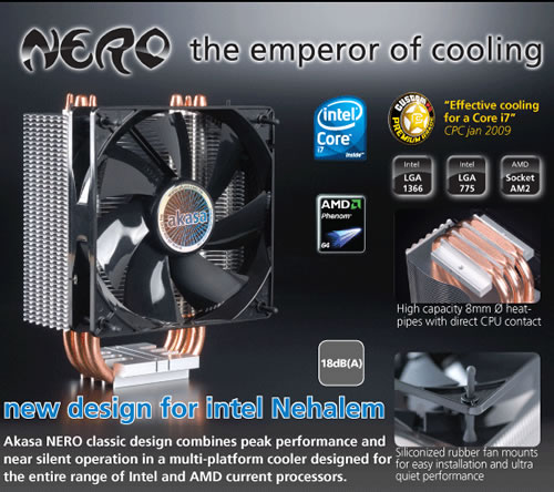nouveau ventirad CPU AKASA NERO