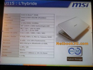 3 nouveaux netbooks MSI