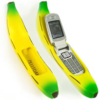 protège portable banane
