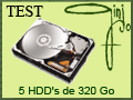 comparatif 5 HDD 320 Go