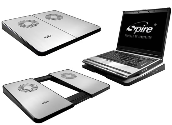 Notebook Cooler PacificBreeze II Spire