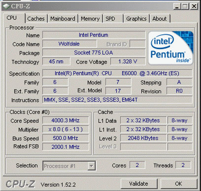Pentium E6700