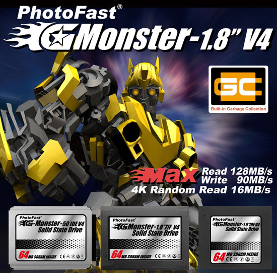 nouveau SSD PhotoFast G-Monster V4