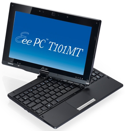 asus Eeepc multitouch netbook tablet hybrid seven atom DDR2