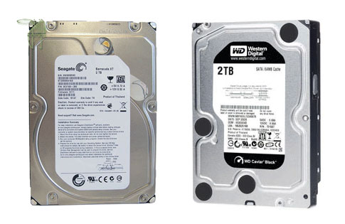 Test deux HDD 2 To 7200 trs 64Mo